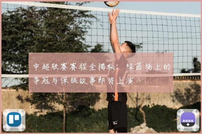 中超联赛赛程全揭秘：绿茵场上的争冠与保级故事即将上演